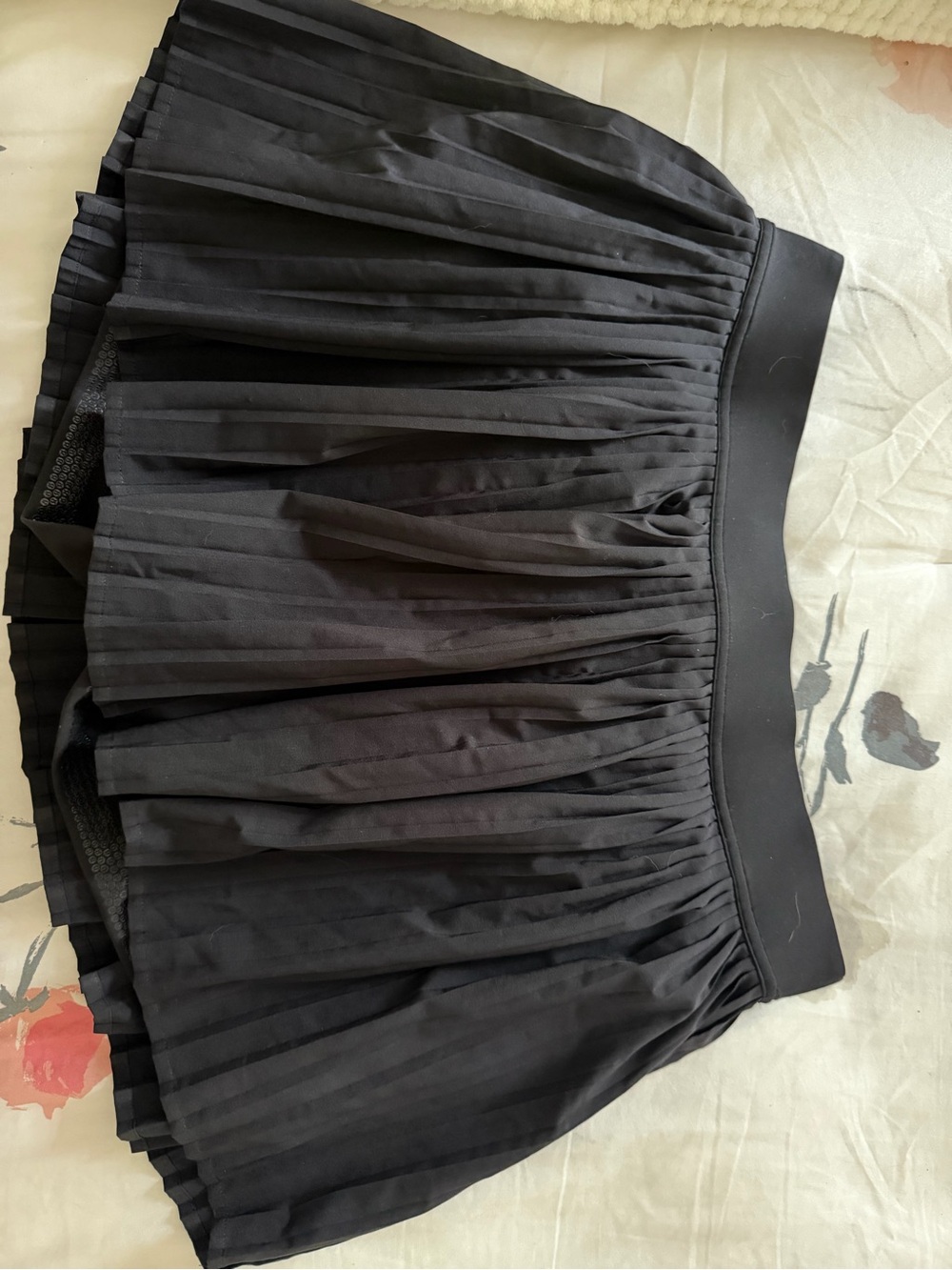 Black Pleated Mini Skirt - Women's Casual Skirt